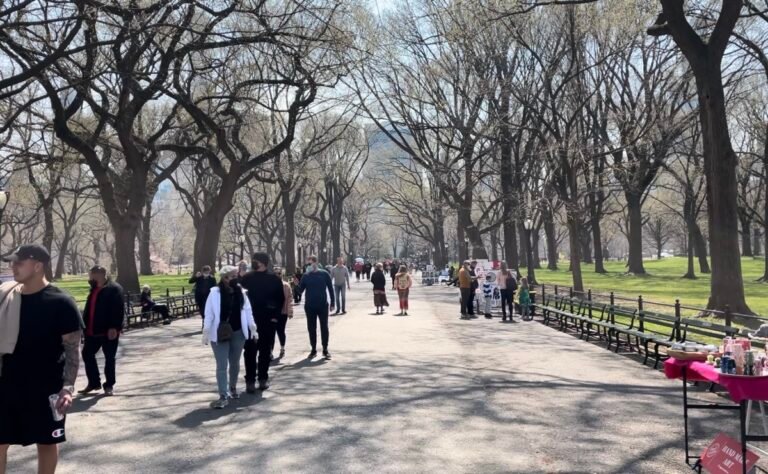 The Mall, Central Park, New York