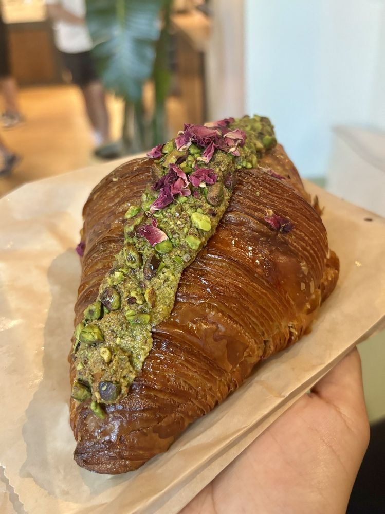 Rose Pistachio Croissant