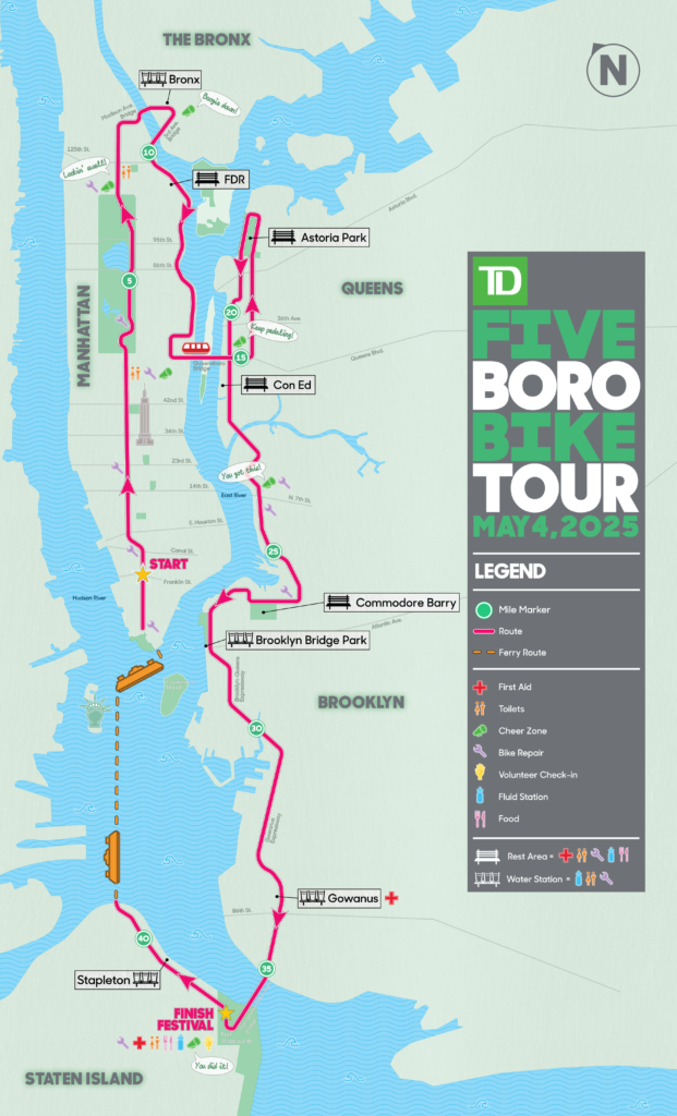 Five Boro Bike Tour 2026