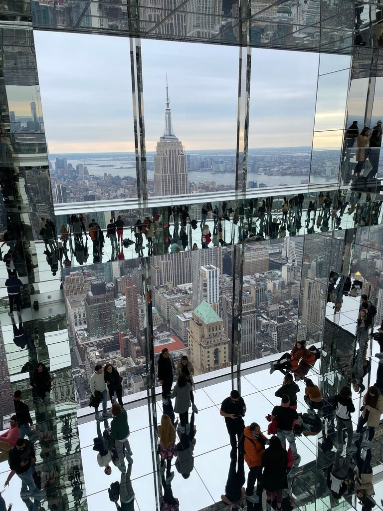 Edge Hudson Yards glass floor observation deck safety