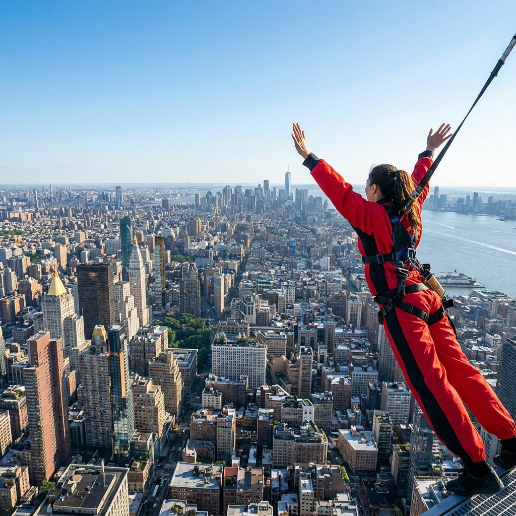 NYC VIP skydeck experience — Manhattan skyline at sunset