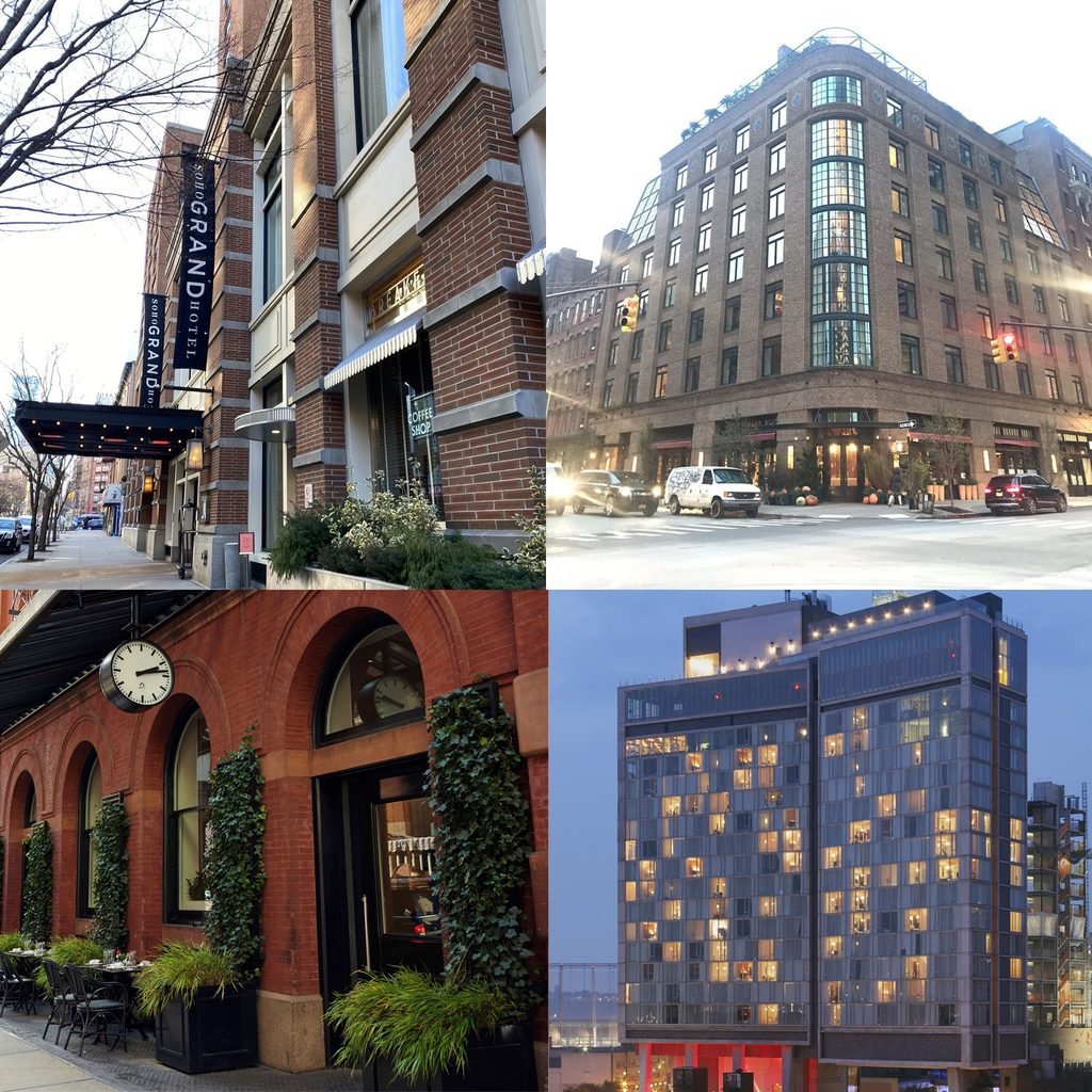 Comparison of boutique hotels near the Village Halloween Parade in NYC