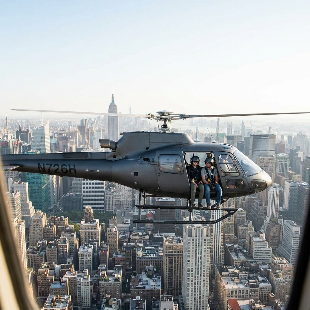 doors off helicopter open door flight