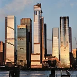 Luxury high-rise apartment towers in Manhattan where Manhattan rent rewards can earn travel points